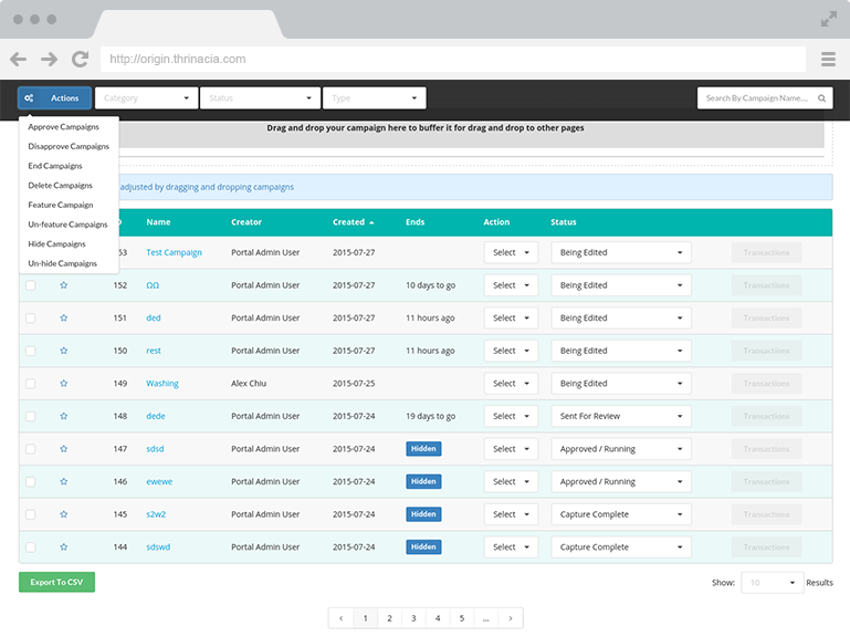 Atlas campaign management