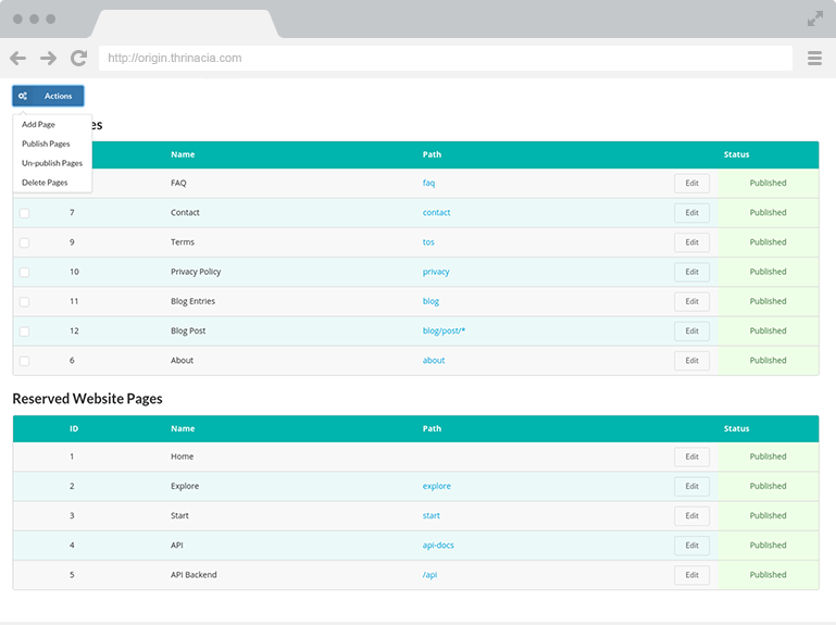 Atlas page editor